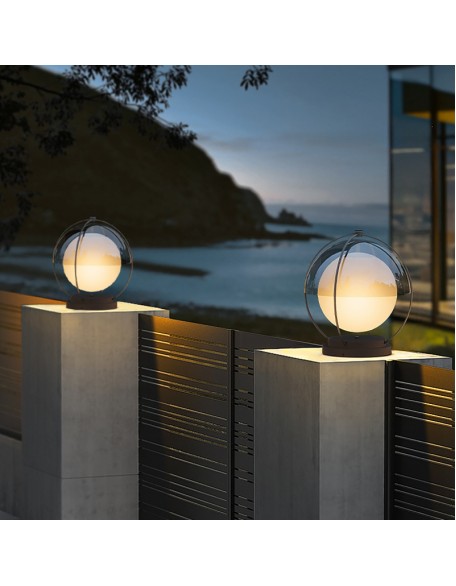 Solar Gate Post Outdoor Lighting