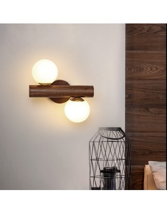 Simple warm bedside wall lamp