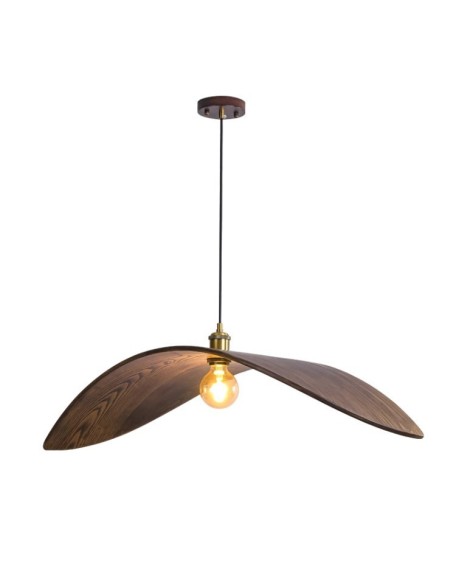 Vintage solid wood indoor pendant light