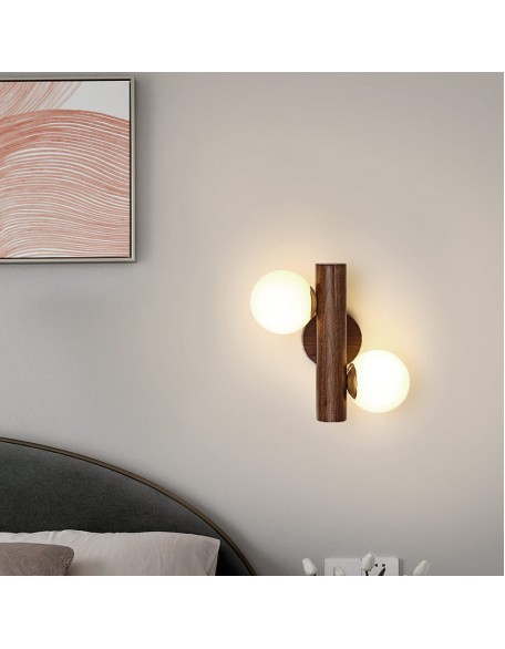 Simple warm bedside wall lamp